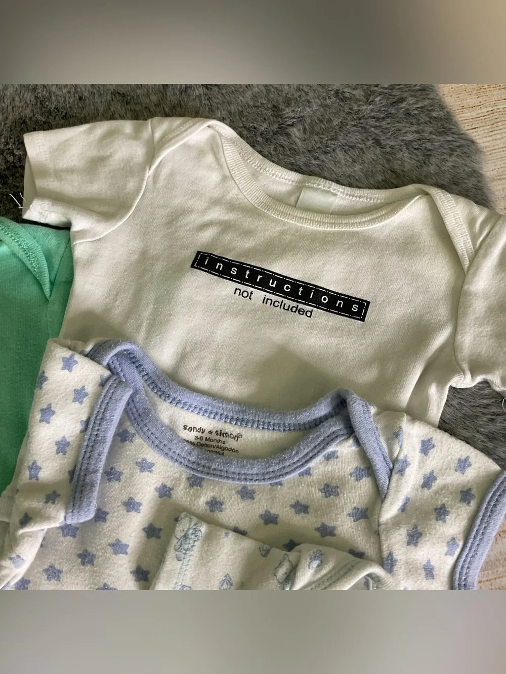 Baby Clothing Bundle Onesie Lot Size 3-6M